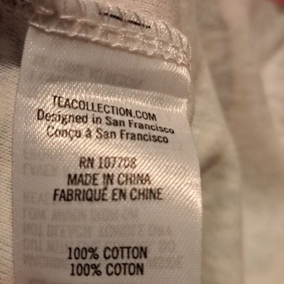 Tea Collection girls size 12 long sleeve pajama top only, NWT - Picture 4 of 5